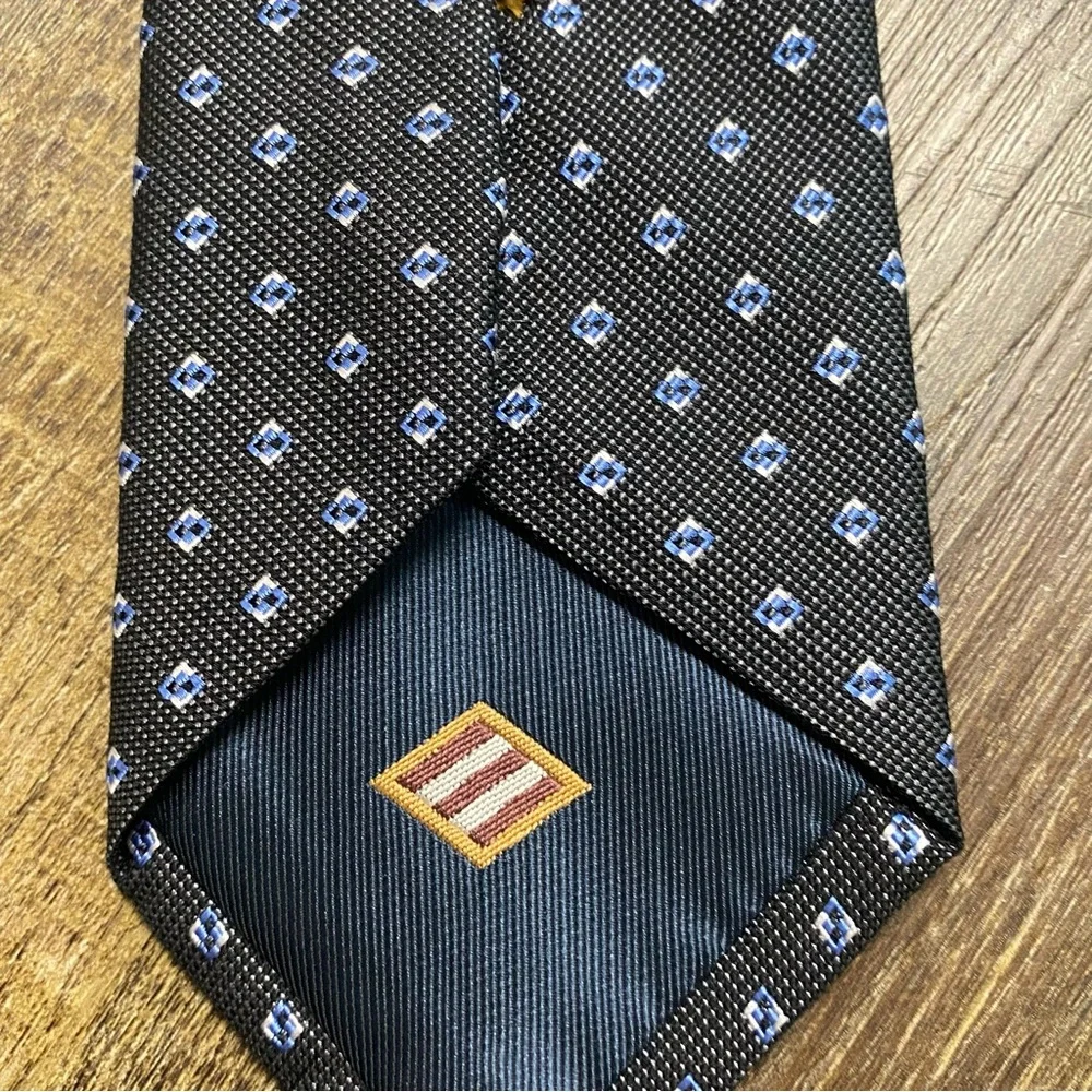 Elegant Black and Gold Men's Lot Ties Parisian Signature, QBrand, Joseph‎ Abboud